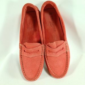 Roberto Durville Paris Moccasin Leather Driving Loafer Shoes (Size 38)